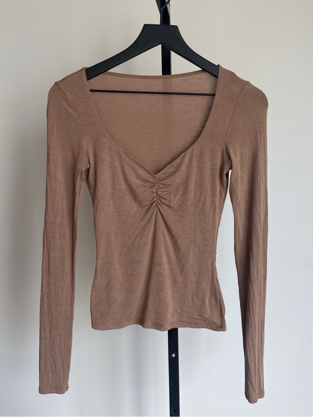 Joah Brown long sleeve cinch top S/M